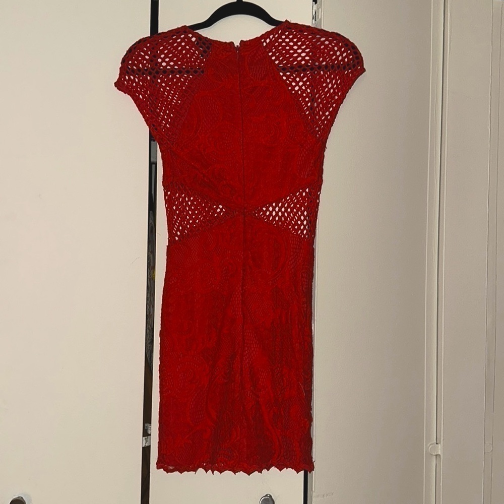 Red Lace Dress​​​​​​​​​​​ - Picture 4 of 5